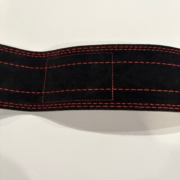 Dark Iron Fitness leather weight-lifting belt, 47 X 4 - Picture 5 of 6